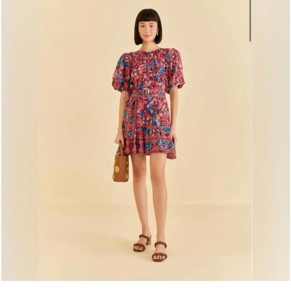 Farm rio blush floral birds mini